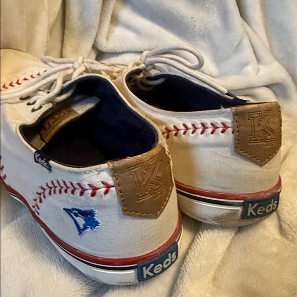 Keds Cream and red Toronto Blue Jays Sneakers size 19 - Picture 7 of 8